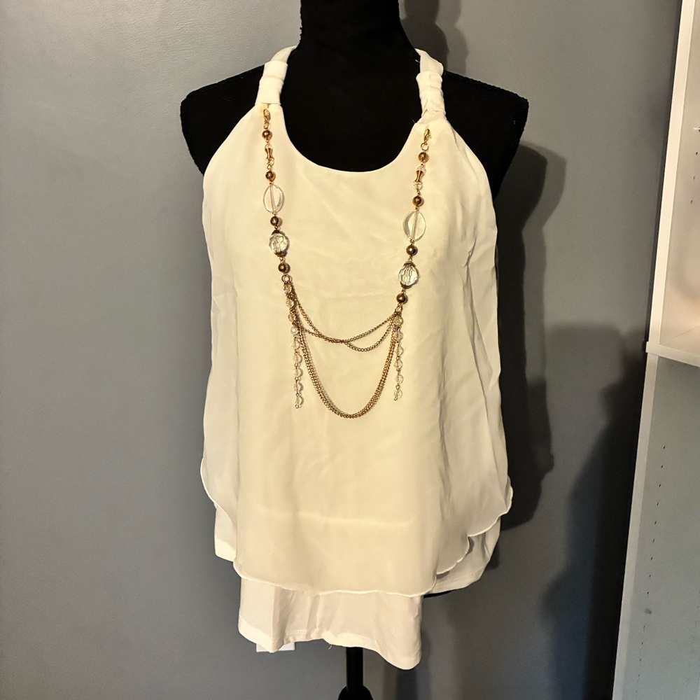 Elegant White Women's Top